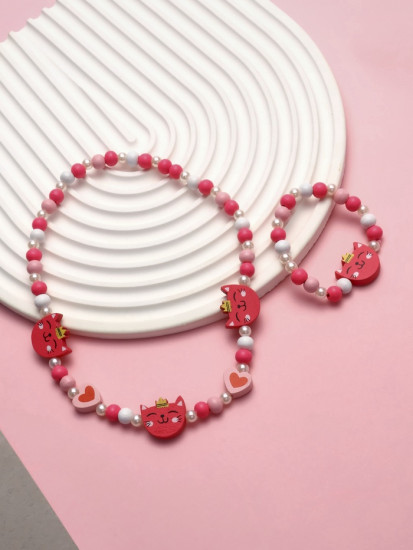 Набор детских украшений «Кошечка в короне»