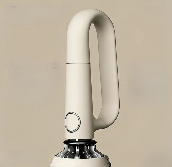 Компактный складной зонт с ручкой-крючком