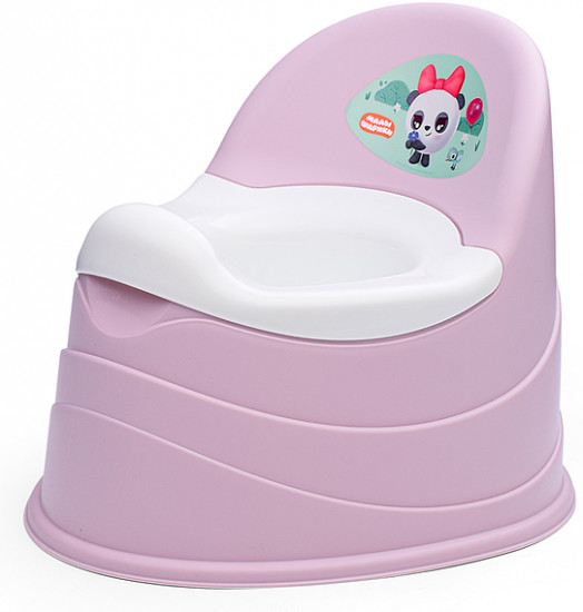 Горшок детский с декором «Малышарики»