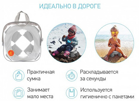 Горшок дорожный 3 в 1 «HandyPotty»