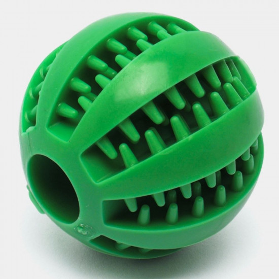 Игрушка-мячик для собак с отверстиями под лакомства