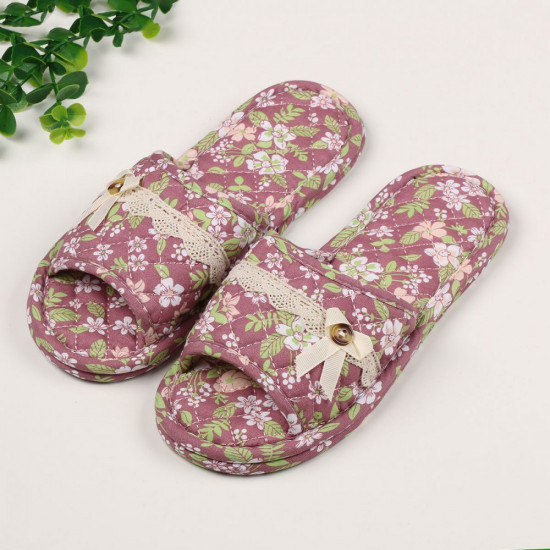 Тапочки паркетки на тканевой подошве