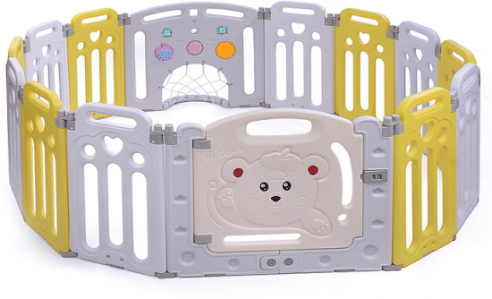 Манеж детский складной «Мишка»