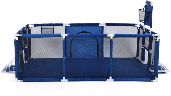 Манеж детский с баскетбольным кольцом и воротами