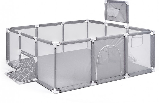 Манеж детский с баскетбольным кольцом и воротами