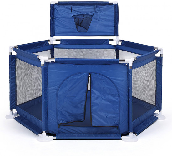 Манеж детский с баскетбольным кольцом