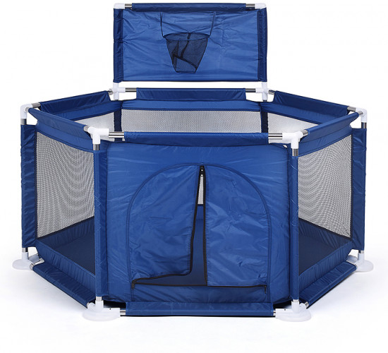 Манеж детский с баскетбольным кольцом