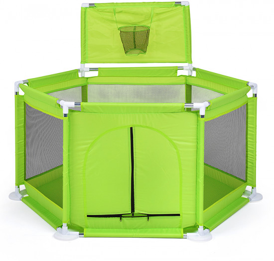 Манеж детский с баскетбольным кольцом