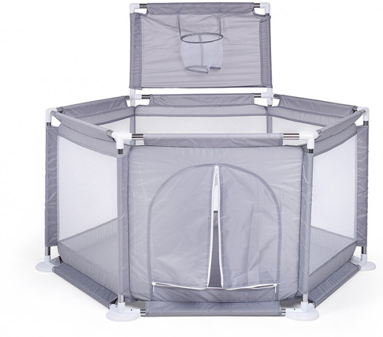 Манеж детский с баскетбольным кольцом