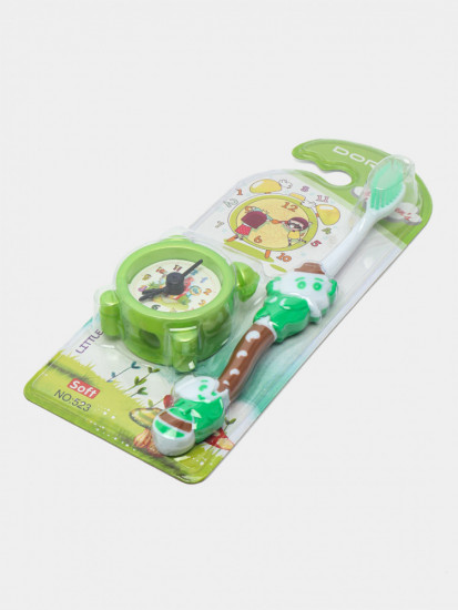 Набор «Зубная щетка и часики»