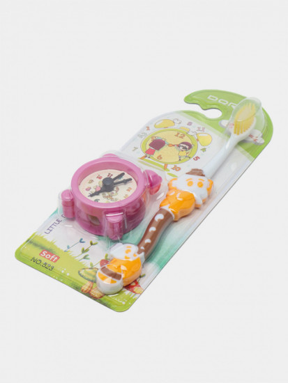 Набор «Зубная щетка и часики»