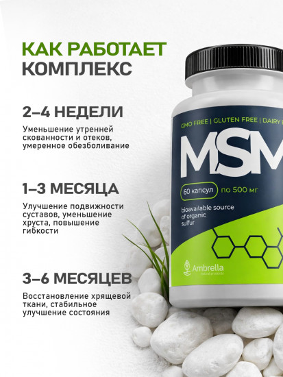 Витамины для суставов и связок «MSM»