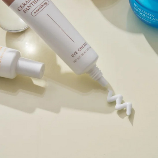 Успокаивающий крем для кожи вокруг глаз с церамидами и пантенолом