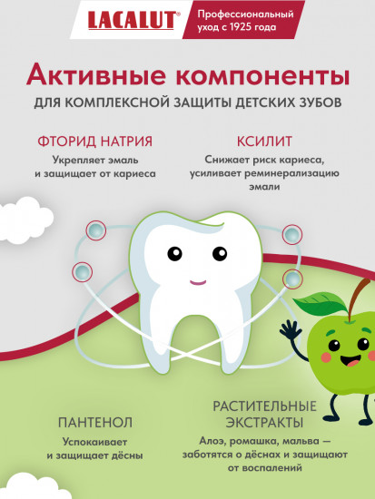 Ополаскиватель для полости рта детский со вкусом яблока «Junior»