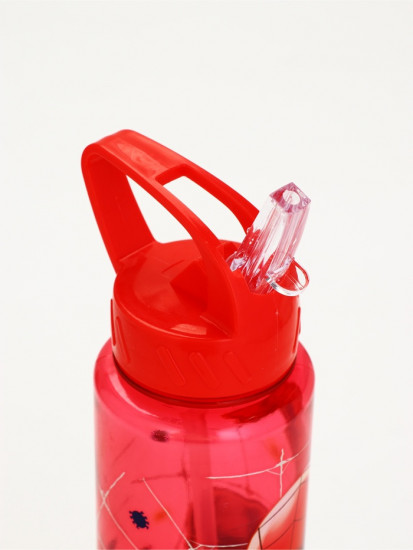 Бутылка для воды-непроливайка с трубочкой