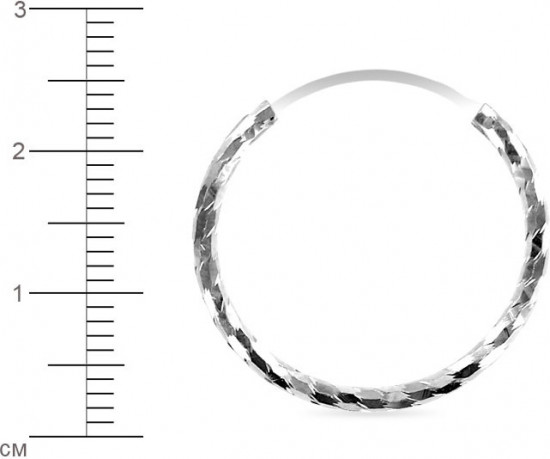 Серьги кольцо