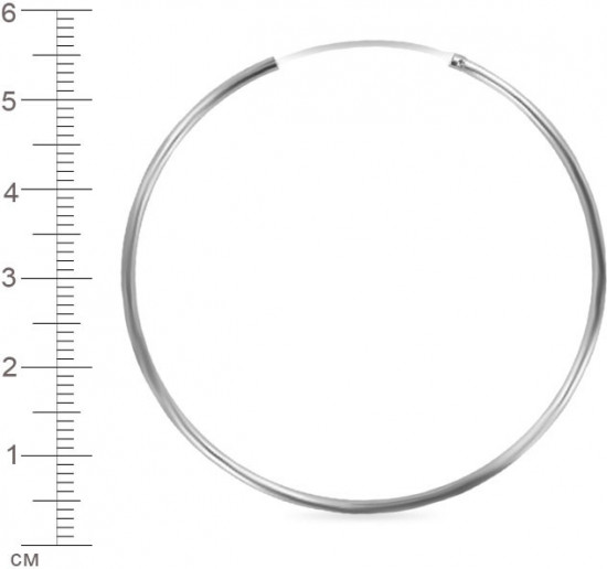 Серьги кольцо