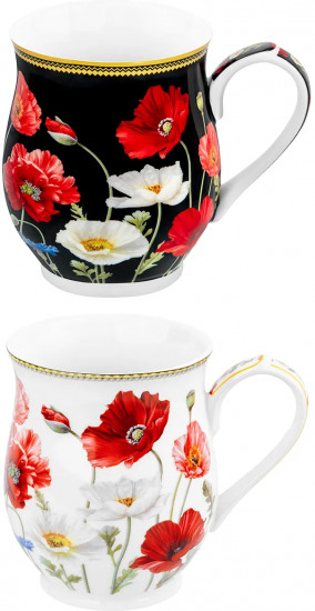 Набор кружек «Маки»