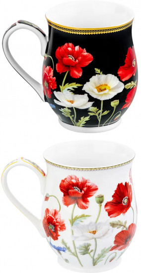 Набор кружек «Маки»