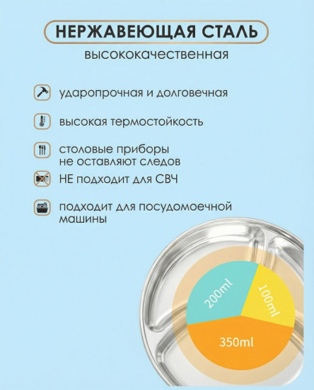 Ланч-бокс детский с крышкой