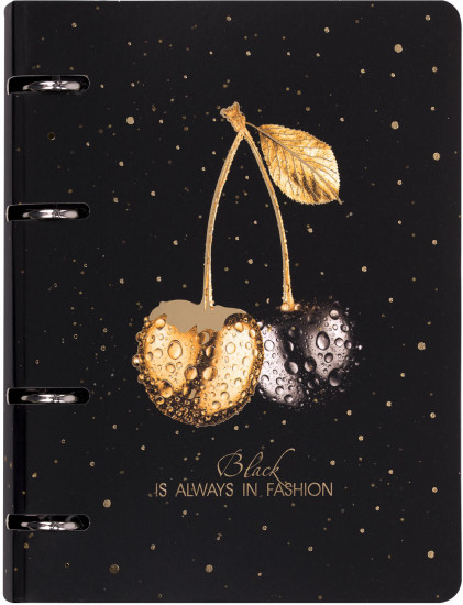 Тетрадь на кольцах «Black&Gold»