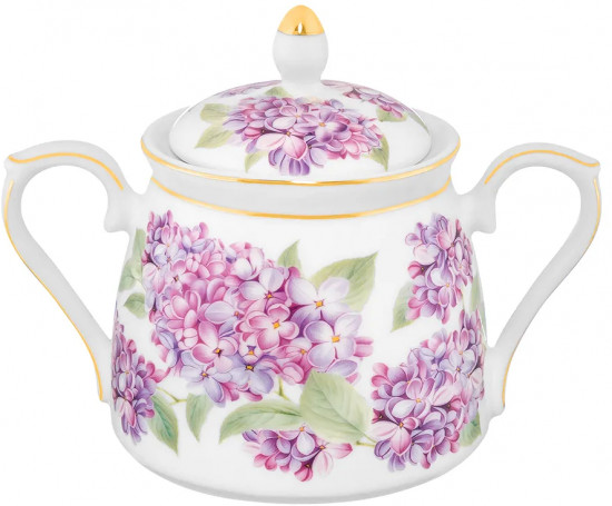 Сахарница с крышкой «Сирень»
