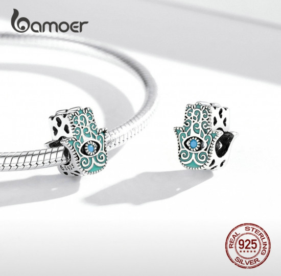 Шарм Хамса с бирюзовой эмалью