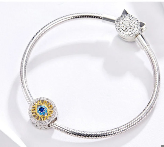 Шарм из серебра «Глаз»