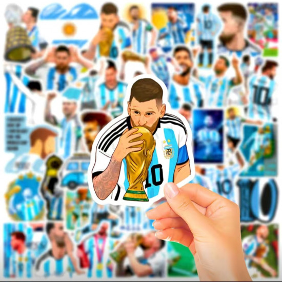 Набор наклеек-стикеров «Футболист Месси Реал Мадрид»