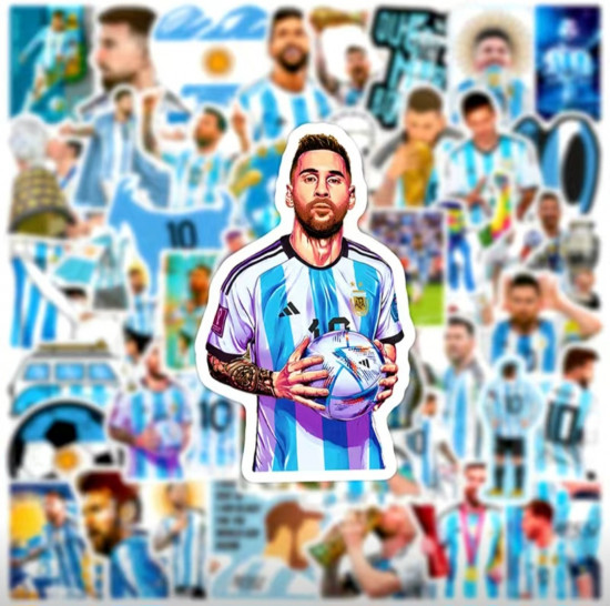 Набор наклеек-стикеров «Футболист Месси Реал Мадрид»