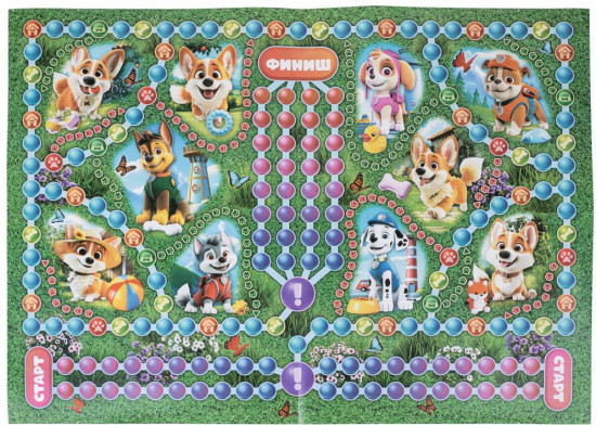 Настольная игра-ходилка «Корги и суперщенки»
