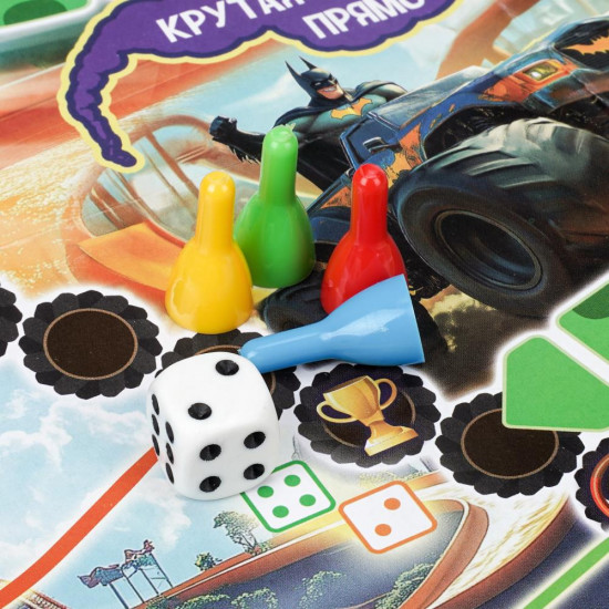 Настольная игра-ходилка «Супергерои и Мегакары»