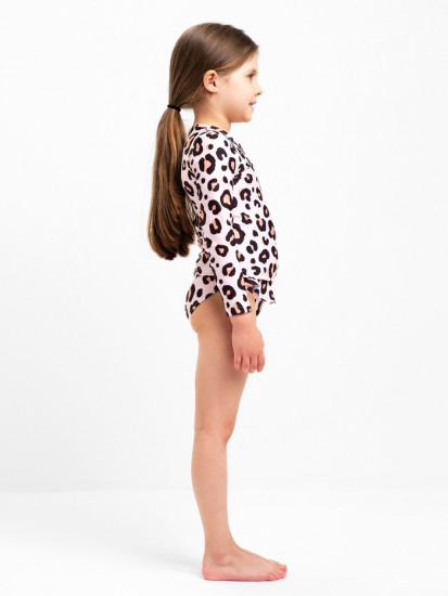 Купальник для девочки раздельный «Леопард»
