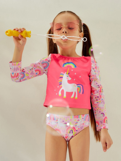 Купальник для девочки раздельный