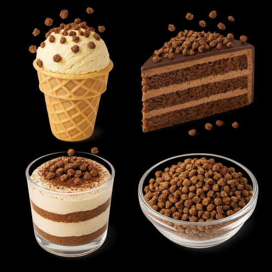 Крошка вафельная глазированная