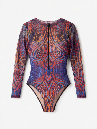 Купальник слитный женский SPF