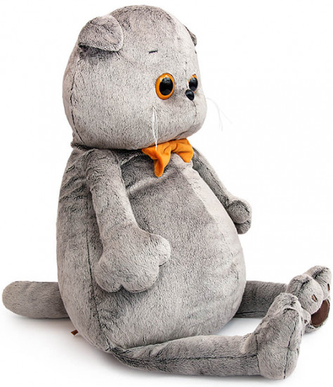 Игрушка мягкая «Кот Басик с бархатным бантом»