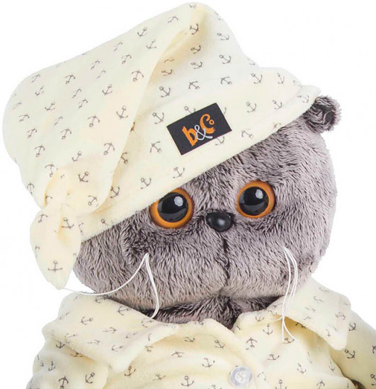Игрушка мягкая «Кот Басик в пижаме»