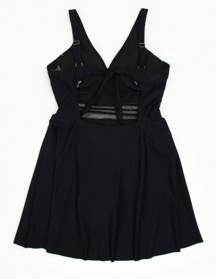 Купальник женский слитный  с юбкой