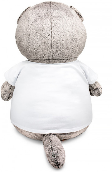 Игрушка мягкая «Кот Басик в футболке с принтом Мультсериал»