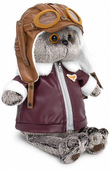 Игрушка мягкая «Кот Басик Авиатор»