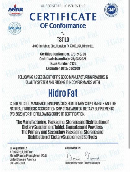 Фитнес-добавка для похудения и очищения организма «Hidro Fat Detox»