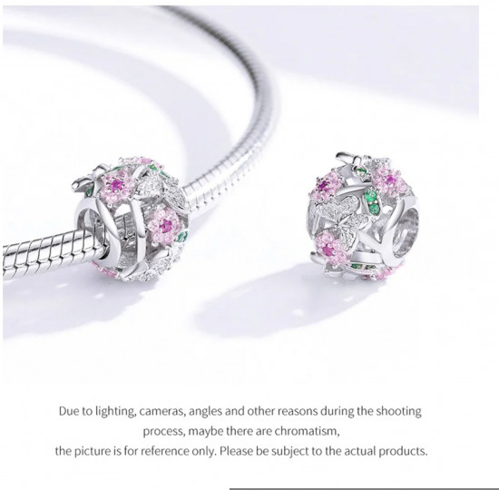 Шарм из серебра «Garden»