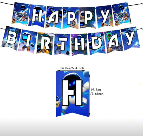 Набор для оформления дня рождения в стиле Астробот