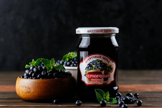 Конфитюр пастеризованный «Черничный»