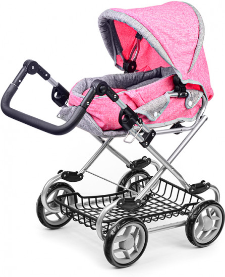 Коляска для кукол с сумкой-переноской