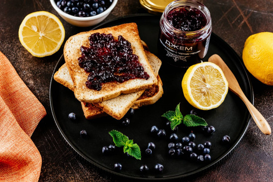 Джем пастеризованный «Черника-лимон с черным перцем»