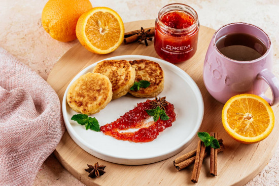 Джем пастеризованный «Клюква-апельсин с корицей»