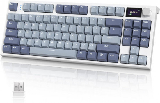 Клавиатура Attack Shark K86 Lavander Blue