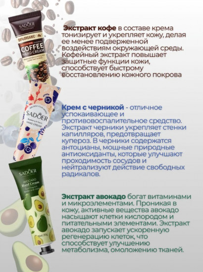 Набор увлажняющих кремов для рук